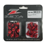 ZETA ジータ アルミボルトセット ガイソウヨウ RED CRF250R 18- CRF450R 17- カタログ品番：P089-1996 メーカー品番：ZE88-5052