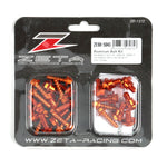 ZETA ジータ アルミボルトセット ガイソウヨウ ORANGE KTM SX SXF 16- EXC EXCF 17- カタログ品番：P089-2000 メーカー品番：ZE88-5843