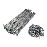 ダートフリーク｜ダチ ステンレススポーク/ニップルセット F GB250 87-99｜DC420-2171