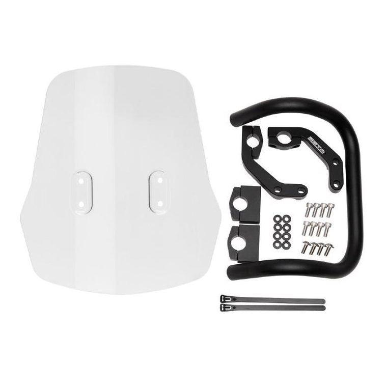 ZETA ジータ ADV.ウインドシールド LTスモーク モンキー125 カタログ品番：P100-5476 メーカー品番：ZE70-1021