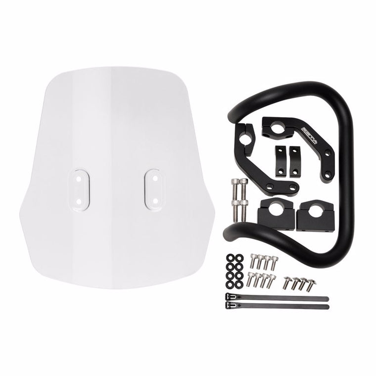 ZETA ジータ ADV.ウインドシールド LTスモーク KLX230 20- カタログ品番：P101-4413 メーカー品番：ZE70-1111