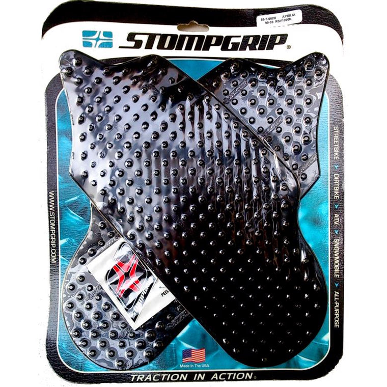 STOMPGRIP ストンプグリップ トラクションパッドタンクキット ブラック RSV1000R 02-03 TUONO 02-05 カタログ品番：P039-8573 メーカー品番：55-10-0073B