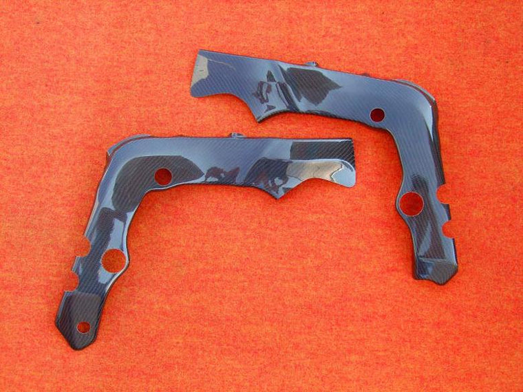 クレバーウルフ フレームカバー カーボン／綾織 CBR600RR 07-15