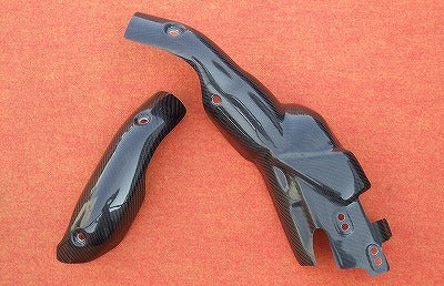 クレバーウルフ マフラーヒートガード 綾織カーボン R YZF-R1 09-