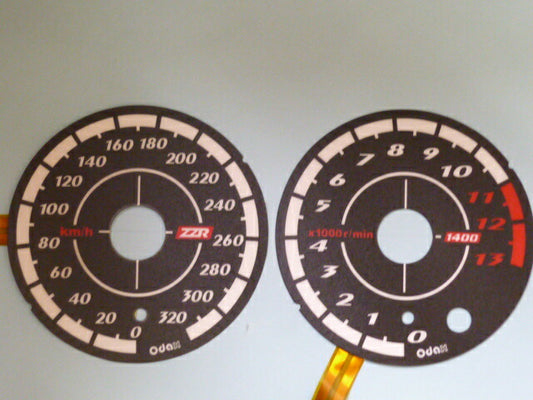 オダックス ODAX ELメーターパネル ACtype 黒 ZZR1400 06-11 カタログ品番：P042-7033 メーカー品番：OXP-311030-1M