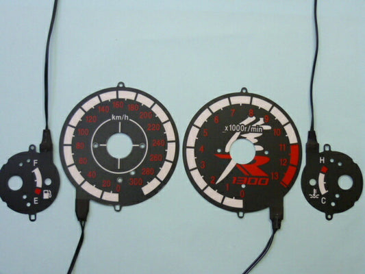 オダックス ODAX ELメーターパネル type 黒 GSX1300R 01-07 カタログ品番：P042-7048 メーカー品番：OXP-311514-M