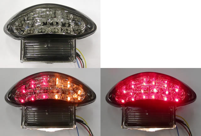 オダックス ODAX LEDインテグレートテール スモーク GSX1300R 99-07 カタログ品番：P042-7097 メーカー品番：JST-353004C-W-S