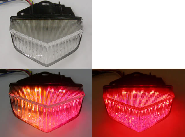 オダックス ODAX LEDインテグレートテール クリア WR250R X 07- カタログ品番：P042-7114 メーカー品番：JST-353530-W