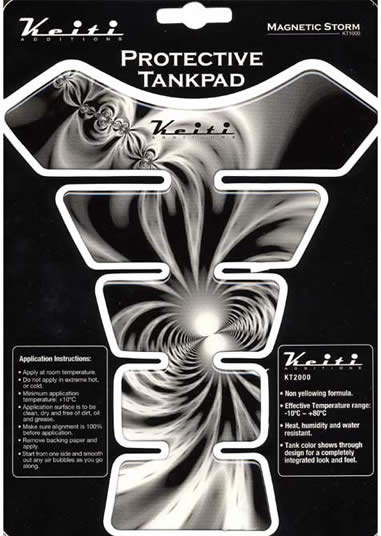 ケイティ Keiti タンクパッド クリア＆ブラック カタログ品番：P042-8532 メーカー品番：KT1000