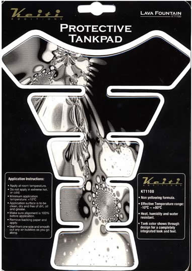 ケイティ Keiti タンクパッド クリア＆ブラック カタログ品番：P042-8533 メーカー品番：KT1100