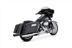 マフラー  バンスアンドハインズ VanceHines TwinSlash Round ツインスラッシュ ラウンド スリップオン クローム マフラー TOURING 95-16 1801-0392 4548664285808 取寄品