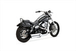 マフラー  バンスアンドハインズ VanceHines TwinSlash ツインスラッシュ スリップオン クローム マフラー DYNA 08-16 1801-0406 4548664302796 取寄品