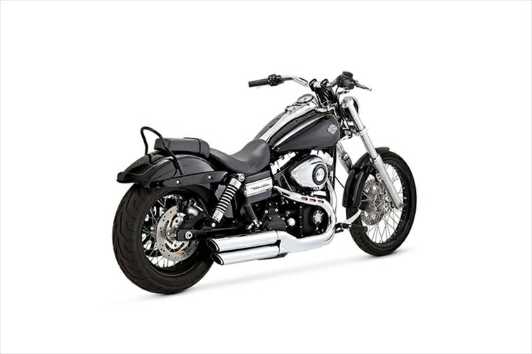 マフラー  バンスアンドハインズ VanceHines TwinSlash ツインスラッシュ スリップオン クローム マフラー DYNA 08-16 1801-0406 4548664302796 取寄品