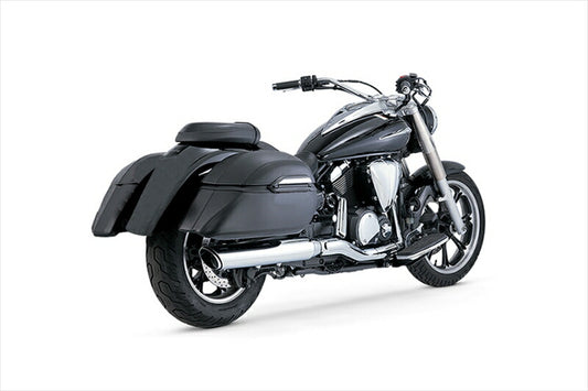 マフラー  バンスアンドハインズ VanceHines TwinSlash Round ツインスラッシュ ラウンド スリップオン クローム マフラー V STAR 950 09-15 1811-2280 4548664303496 取寄品