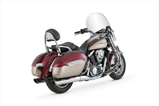 マフラー  バンスアンドハインズ VanceHines TwinSlash Round ツインスラッシュ ラウンド スリップオン クローム マフラー VULCAN1700NOMAD 09-14 1811-2279 4548664305070 取寄品