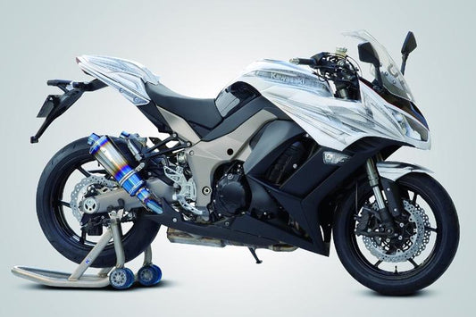 ケイファクトリー K-FACTORY FRC スリップオンマフラー 2本出し チタン／チタン NINJA1000 11-13／Z1000 10-13 カタログ品番：160KBBAEBG0000 メーカー品番：160KBBAEBG0000