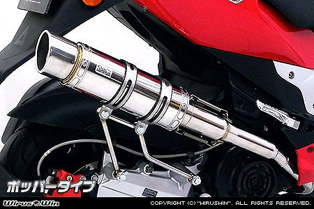 ウイルズウィン WirusWin ロイヤルマフラー ポッパータイプ PGO G-MAX220 カタログ品番：P047-0856 メーカー品番：562-59-02