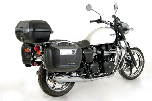 ヘプコアンドベッカー ヘプコ＆ベッカ トップ＆サイドケースキャリア クローム Bonneville T100 SE 02- カタログ品番：650774-0002 メーカー品番：650774 00 02