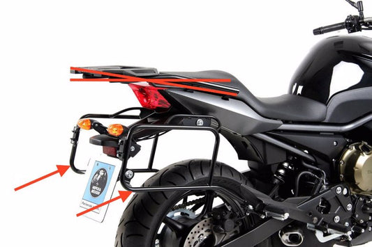 ヘプコアンドベッカー ヘプコ＆ベッカ サイドキャリア Lock-it ブラック XJ6 Diversion F 09-16 カタログ品番：6504530-0001 メーカー品番：6504530 00 01