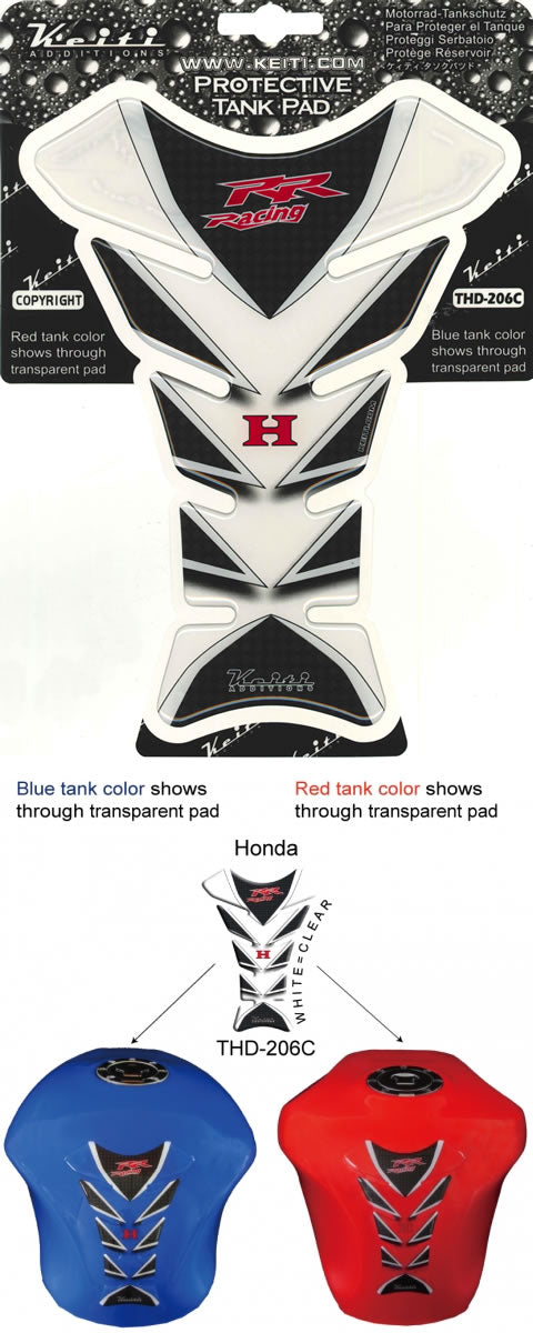 ケイティ Keiti タンクパッド ホンダ Road Racing RR クリア HONDAタイプ カタログ品番：P047-6936 メーカー品番：THD206C