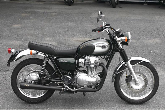 ノジマエンジニアリング NOJIMA ビンテージメガホン ブラック エンブレム W800 11-16 カタログ品番：NMS632MBE-CLK メーカー品番：NMS632MBE-CLK