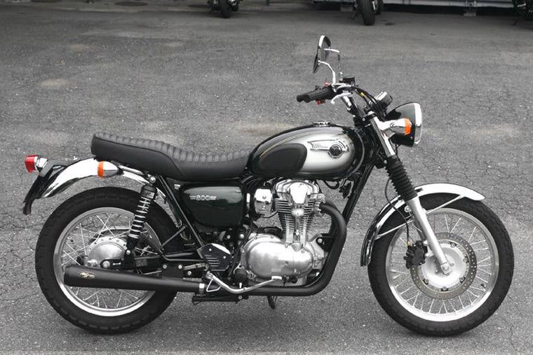 ノジマエンジニアリング NOJIMA ビンテージメガホン ブラック エンブレム W800 11-16 カタログ品番：NMS632MBE-CLK メーカー品番：NMS632MBE-CLK