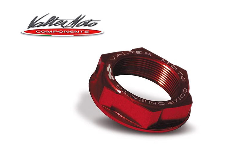 VALTER MOTO COMPONENTS バルターモト.C ステムナット RED KAWASAKI SUZUKI YAMAHA BMW カタログ品番：P048-0993 メーカー品番：VMC-DC01