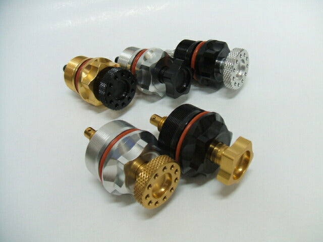 アントライオン antlion イニシャルアジャスター Φ35 Ver1 フォークキャップ:チタンゴールド ダイヤルアジャスター:ブラック カタログ品番：34011-TG-BK メーカー品番：34011-TG-BK