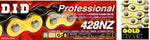 DID ディーアイディー 428NZ G＆B GLD BLK 166L カタログ品番：428NZ-G&B-166 メーカー品番：428NZ G&B