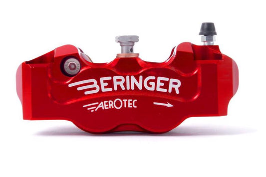 BERINGER ベルリンガー 4Pラジアルキャリパー ヒダリ レッド R NINE T S1000R 14-20、S1000RR XR 15-20、Monster1200 14-20 カタログ品番：4R12A-R メーカー品番：4R12A-R