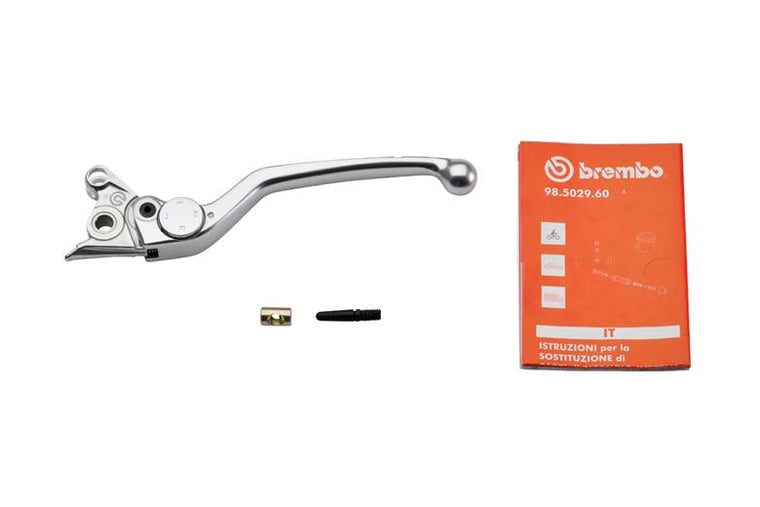BREMBO ブレンボ スペアレバー クラッチ ADJ付 純正OEM用 シルバー カタログ品番：110.9500.57 メーカー品番：110.9500.57
