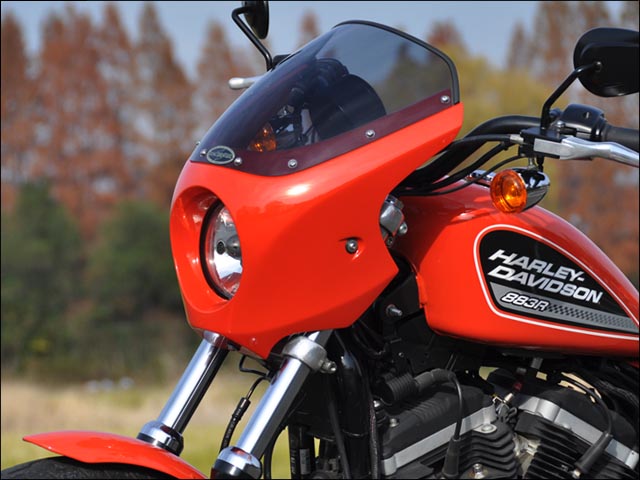 CHIC DESIGN シックデザイン ティーラS.ヘッドカウル Mオレンジ スモーク XL 04- カタログ品番：MQ54-MOR/2 メーカー品番：HC54-MOR/2