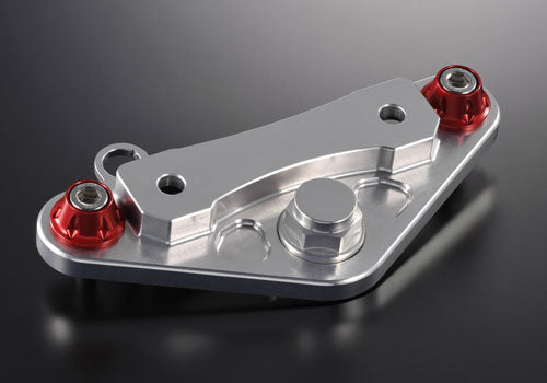 アグラス 純正ハンドル用トップ ブリッジ RED 20㎜UP MONKEY