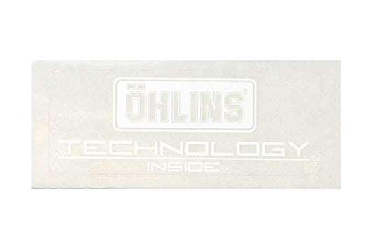 OHLINS｜オーリンズ フロントカートリッジ用ステッカー 白｜0191-32