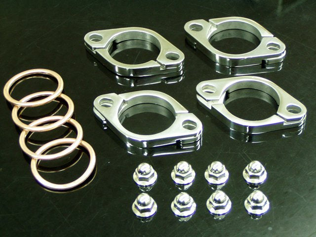 SPEC ENG スペックエンジニアリング マフラーフランジ＆ナットセット ポリッシュ GPZ900R 750R etc カタログ品番：P053-1007 メーカー品番：30376