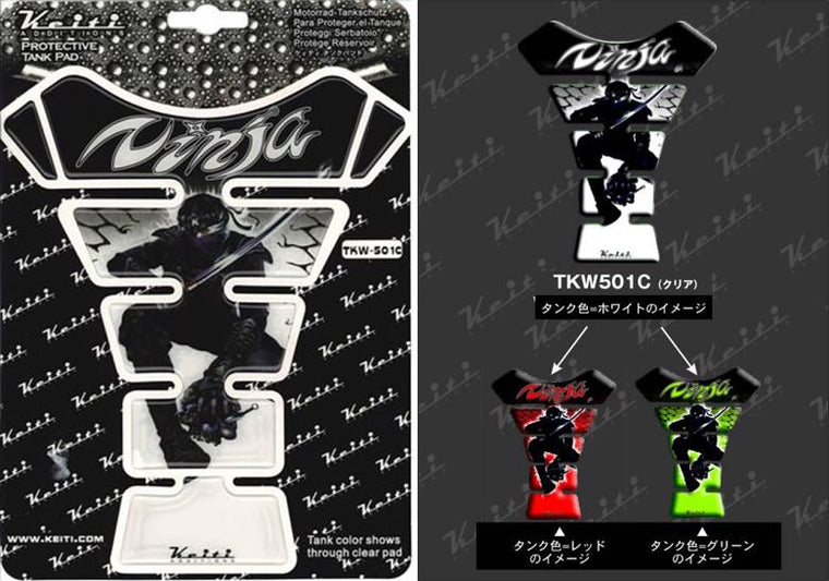 ケイティ Keiti タンクパッド カワサキ 忍者 忍者 クリア カタログ品番：P054-7062 メーカー品番：TKW501C
