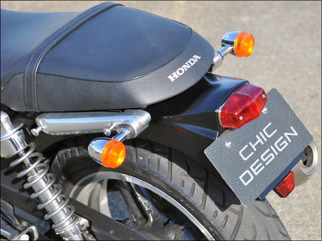シックデザイン ショートタイプRフェンダー ルーカス／S マットBLK CB1100 10-