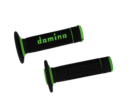 domino グリップ オフロードタイプ クロス ブラック×グリーン