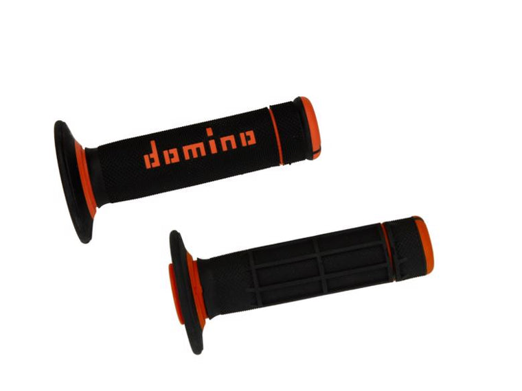 domino グリップ オフロードタイプ クロス ブラック×オレンジ