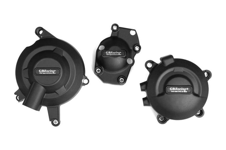 GBRACING ジービーレーシング エンジンカバーセット 3点 TRIUMPH DAYTONA675 R 13-16・STREETTRIPLE765 S R RS 17-19 カタログ品番：P055-7386 メーカー品番：EC-D675R-2013-SET