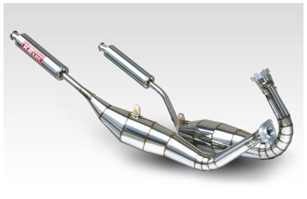 ケイツーテック K2テック STDステンレスストレートチャンバーTYPE2 TZR250R(3XV) 91-94 カタログ品番：P055-7730 メーカー品番：3xv91-2sus