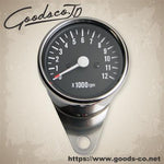 グッズ GOODS 機械式タコメーター φ60mm ブラックパネル 1:5 カタログ品番：P055-8946 メーカー品番：58-43624
