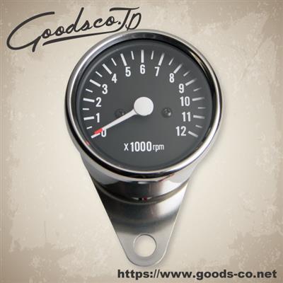 グッズ GOODS 機械式タコメーター φ60mm ブラックパネル 1:5 カタログ品番：P055-8946 メーカー品番：58-43624