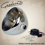 グッズ GOODS 7インチルーカスタイプヘッドライトケース クローム カタログ品番：P055-8981 メーカー品番：66-65066