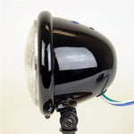 グッズ GOODS 4-1 2インチ ベイツタイプヘッドライト グロスブラック ボトムマウント H4 カタログ品番：P055-8985 メーカー品番：66-84118