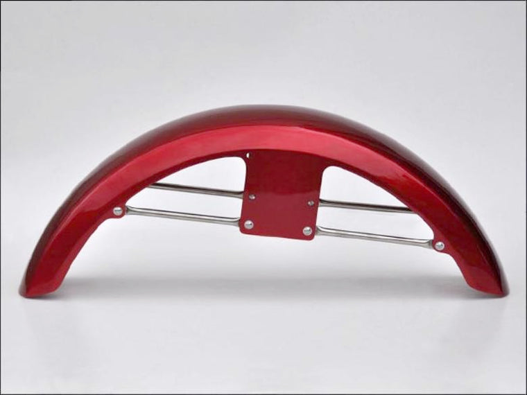 シックデザイン ロングタイプ スポーツフェンダー フロント キャンディグローリーレッド CB110