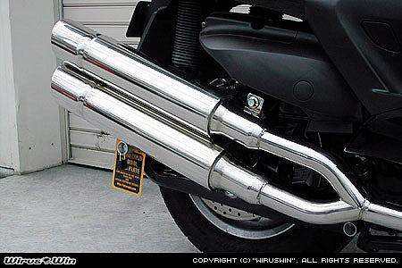 ウイルズウィン WirusWin スタイリッシュツインマフラー ポッパー GRANDMAJESTY400(O2センサー付) カタログ品番：P056-7553 メーカー品番：132-14-13
