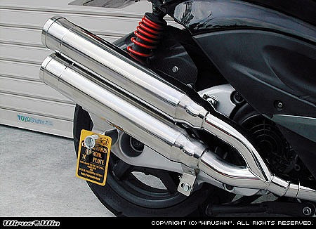 ウイルズウィン WirusWin スタイリッシュツインマフラー バズーカー シグナスX 13-(国産車SE44J) カタログ品番：P057-3294 メーカー品番：162-14-02B