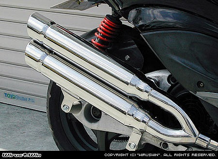 ウイルズウィン WirusWin スタイリッシュツインマフラー ポッパー シグナスX 13-(国産車SE44J) カタログ品番：P057-3295 メーカー品番：162-14-03B
