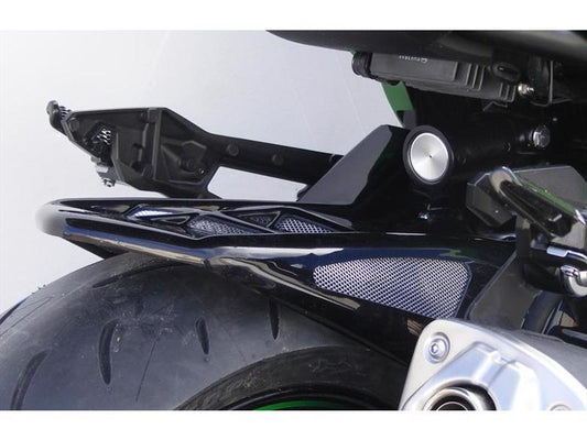 POWERBRONZE パワーブロンズ リアフェンダー BLK メッシュSLV Z800 13-15 カタログ品番：P057-3830 メーカー品番：201-K116-603